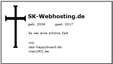 Willkommen auf sk-webhosting.de!